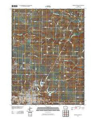 Fairfield North Iowa Historical topographic map, 1:24000 scale, 7.5 X 7.5 Minute, Year 2010