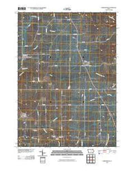 Farmersburg Iowa Historical topographic map, 1:24000 scale, 7.5 X 7.5 Minute, Year 2010