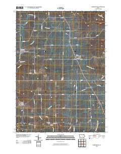 Farmersburg Iowa Historical topographic map, 1:24000 scale, 7.5 X 7.5 Minute, Year 2010
