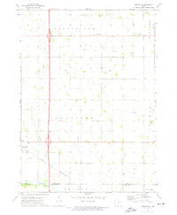 Fertile SE Iowa Historical topographic map, 1:24000 scale, 7.5 X 7.5 Minute, Year 1972