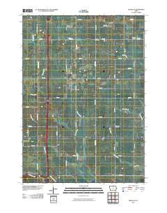Fertile SE Iowa Historical topographic map, 1:24000 scale, 7.5 X 7.5 Minute, Year 2010