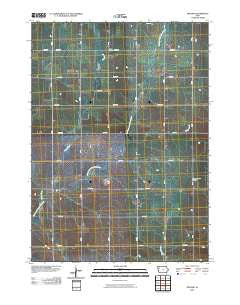 Fielding Iowa Historical topographic map, 1:24000 scale, 7.5 X 7.5 Minute, Year 2010