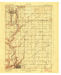 Fort Dodge Iowa Historical topographic map, 1:62500 scale, 15 X 15 Minute, Year 1923