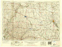 Fort Dodge Iowa Historical topographic map, 1:250000 scale, 1 X 2 Degree, Year 1958