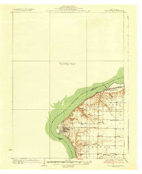 Fort Madison Iowa Historical topographic map, 1:62500 scale, 15 X 15 Minute, Year 1936