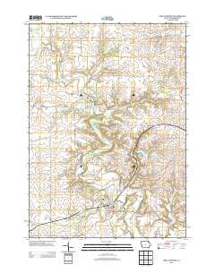 Fort Atkinson Iowa Historical topographic map, 1:24000 scale, 7.5 X 7.5 Minute, Year 2013