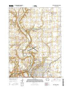 Fort Dodge North Iowa Current topographic map, 1:24000 scale, 7.5 X 7.5 Minute, Year 2015