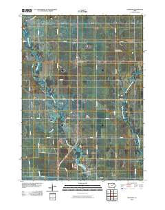 Frederika Iowa Historical topographic map, 1:24000 scale, 7.5 X 7.5 Minute, Year 2010