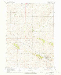 Garrison Iowa Historical topographic map, 1:24000 scale, 7.5 X 7.5 Minute, Year 1971
