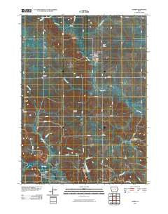Garwin Iowa Historical topographic map, 1:24000 scale, 7.5 X 7.5 Minute, Year 2010