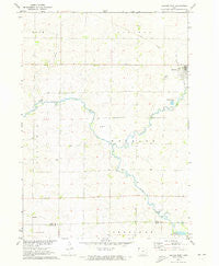 George West Iowa Historical topographic map, 1:24000 scale, 7.5 X 7.5 Minute, Year 1971