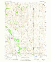 Gibson Iowa Historical topographic map, 1:24000 scale, 7.5 X 7.5 Minute, Year 1965