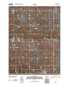 Gilman Iowa Historical topographic map, 1:24000 scale, 7.5 X 7.5 Minute, Year 2010