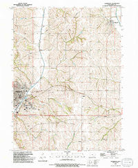 Glenwood Iowa Historical topographic map, 1:24000 scale, 7.5 X 7.5 Minute, Year 1994