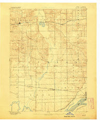 Goose Lake Iowa Historical topographic map, 1:62500 scale, 15 X 15 Minute, Year 1894