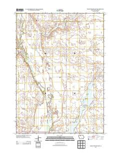 Graettinger East Iowa Historical topographic map, 1:24000 scale, 7.5 X 7.5 Minute, Year 2013