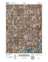 Grand Mound Iowa Historical topographic map, 1:24000 scale, 7.5 X 7.5 Minute, Year 2010