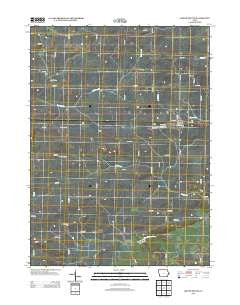 Grand Mound Iowa Historical topographic map, 1:24000 scale, 7.5 X 7.5 Minute, Year 2013