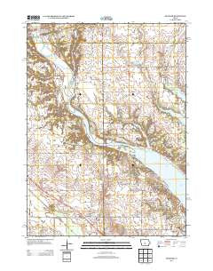 Granger Iowa Historical topographic map, 1:24000 scale, 7.5 X 7.5 Minute, Year 2013