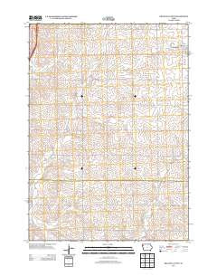 Granville West Iowa Historical topographic map, 1:24000 scale, 7.5 X 7.5 Minute, Year 2013