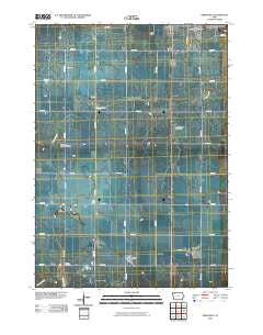 Greenville Iowa Historical topographic map, 1:24000 scale, 7.5 X 7.5 Minute, Year 2010