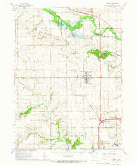 Grimes Iowa Historical topographic map, 1:24000 scale, 7.5 X 7.5 Minute, Year 1965