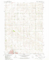 Grinnell North Iowa Historical topographic map, 1:24000 scale, 7.5 X 7.5 Minute, Year 1980