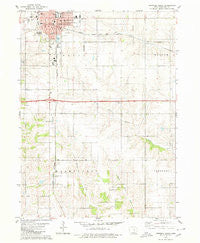 Grinnell South Iowa Historical topographic map, 1:24000 scale, 7.5 X 7.5 Minute, Year 1979
