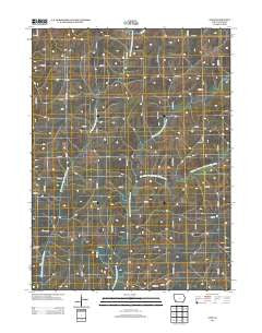 Guss Iowa Historical topographic map, 1:24000 scale, 7.5 X 7.5 Minute, Year 2013