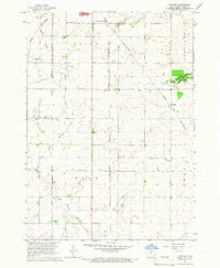 Hanford Iowa Historical topographic map, 1:24000 scale, 7.5 X 7.5 Minute, Year 1959