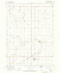 Harcourt Iowa Historical topographic map, 1:24000 scale, 7.5 X 7.5 Minute, Year 1965