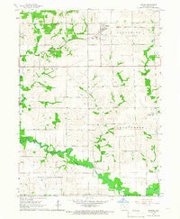 Harper Iowa Historical topographic map, 1:24000 scale, 7.5 X 7.5 Minute, Year 1965
