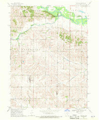 Hartwick Iowa Historical topographic map, 1:24000 scale, 7.5 X 7.5 Minute, Year 1968