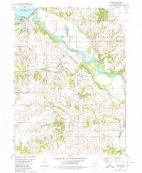 Harvey Iowa Historical topographic map, 1:24000 scale, 7.5 X 7.5 Minute, Year 1980