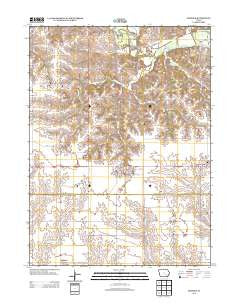 Hedrick Iowa Historical topographic map, 1:24000 scale, 7.5 X 7.5 Minute, Year 2013