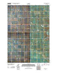Hobarton Iowa Historical topographic map, 1:24000 scale, 7.5 X 7.5 Minute, Year 2010
