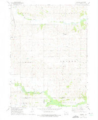 Holbrook Iowa Historical topographic map, 1:24000 scale, 7.5 X 7.5 Minute, Year 1973