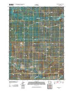 Holbrook Iowa Historical topographic map, 1:24000 scale, 7.5 X 7.5 Minute, Year 2010