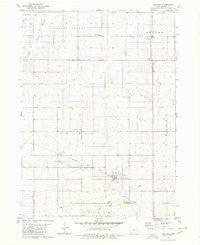 Holland Iowa Historical topographic map, 1:24000 scale, 7.5 X 7.5 Minute, Year 1979