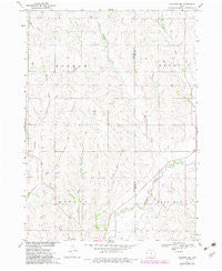 Holstein SW Iowa Historical topographic map, 1:24000 scale, 7.5 X 7.5 Minute, Year 1969