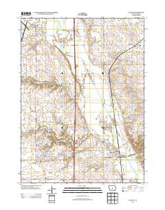 Huxley Iowa Historical topographic map, 1:24000 scale, 7.5 X 7.5 Minute, Year 2013