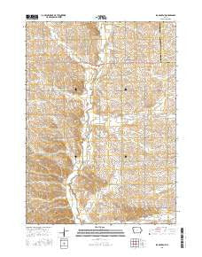 Ida Grove NW Iowa Current topographic map, 1:24000 scale, 7.5 X 7.5 Minute, Year 2015