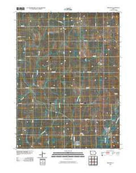 Imogene Iowa Historical topographic map, 1:24000 scale, 7.5 X 7.5 Minute, Year 2010