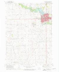 Independence Iowa Historical topographic map, 1:24000 scale, 7.5 X 7.5 Minute, Year 1973