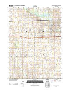 Independence Iowa Historical topographic map, 1:24000 scale, 7.5 X 7.5 Minute, Year 2013