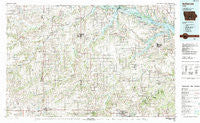 Indianola Iowa Historical topographic map, 1:100000 scale, 30 X 60 Minute, Year 1984