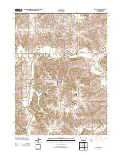 Indianola Iowa Historical topographic map, 1:24000 scale, 7.5 X 7.5 Minute, Year 2013