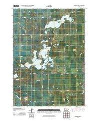Ingham Lake Iowa Historical topographic map, 1:24000 scale, 7.5 X 7.5 Minute, Year 2010