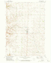Inwood Iowa Historical topographic map, 1:24000 scale, 7.5 X 7.5 Minute, Year 1971