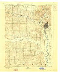 Iowa City Iowa Historical topographic map, 1:62500 scale, 15 X 15 Minute, Year 1891
